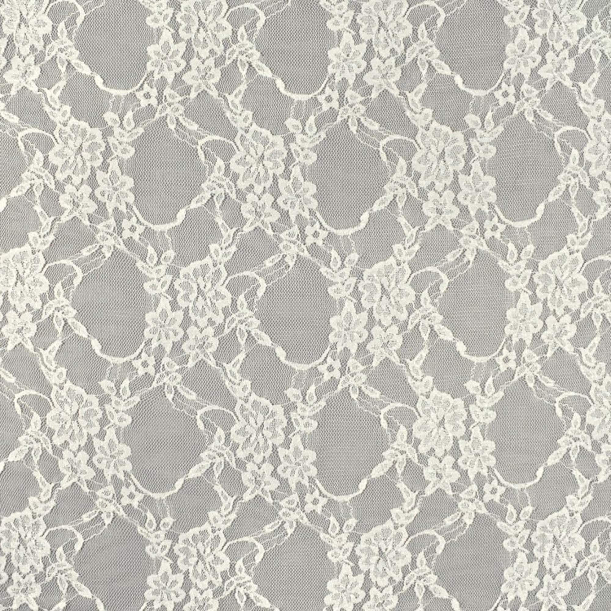 Ivory Stretch Lace